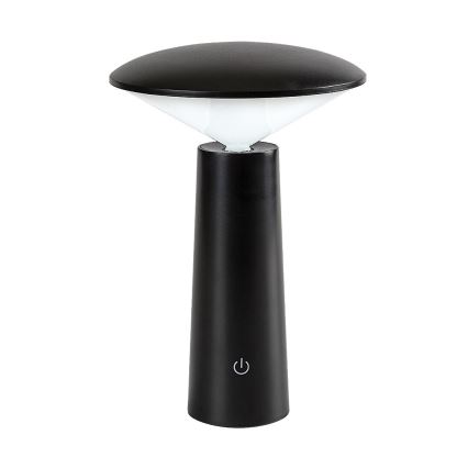 Rabalux - LED Prigušiva punjiva dodirna stolna lampa POLPERRO LED/3W/3,7V 1200mAh crna