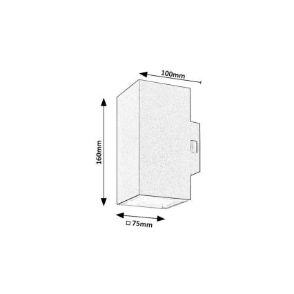 Rabalux - LED Vanjska zidna svjetiljka LED/18W/230V 2700/4000/6500K IP65 bijela