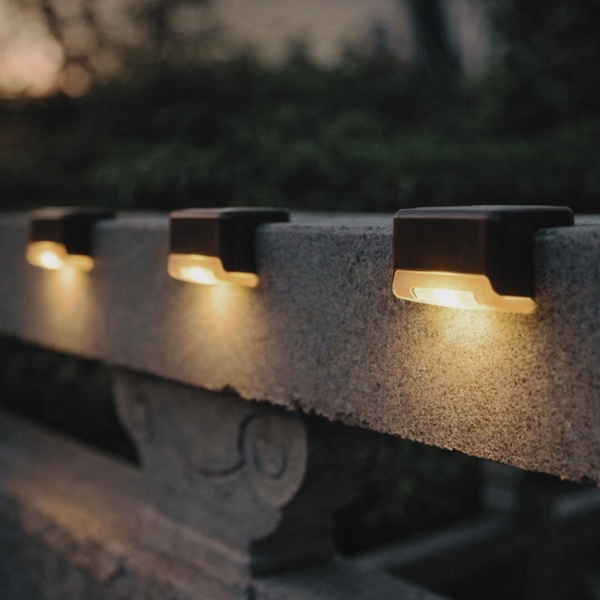 Rabalux - SET 4x LED solarne zidne svjetiljke sa senzorom sumraka LED/0,06W/1,2V 300 mAh IP44