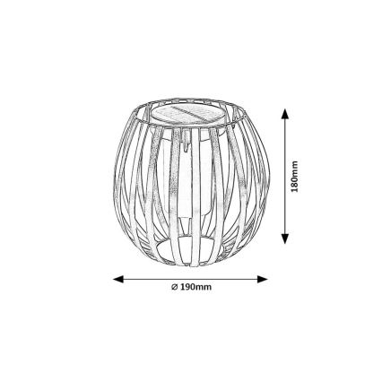 Rabalux - LED Solarna svjetiljka LED/1W/1,2V 300mAh IP44