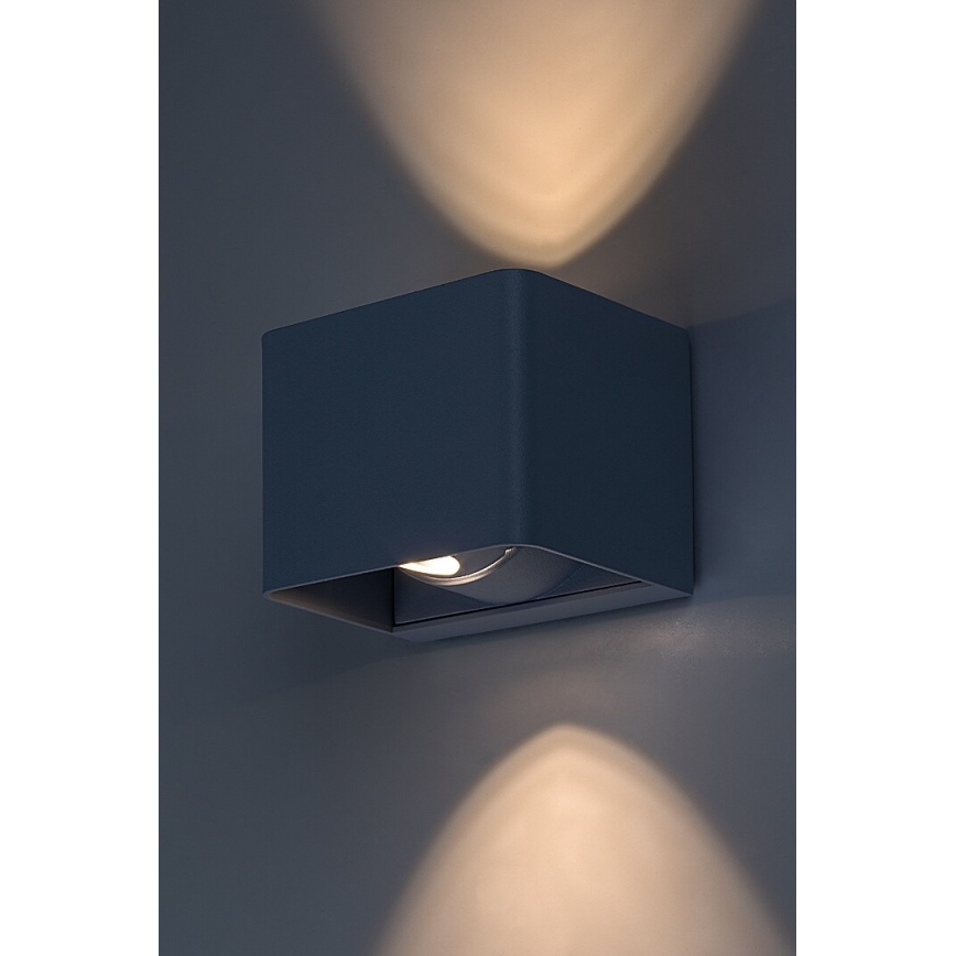 Rabalux - LED Vanjska zidna svjetiljka LED/10W/230V IP54 siva