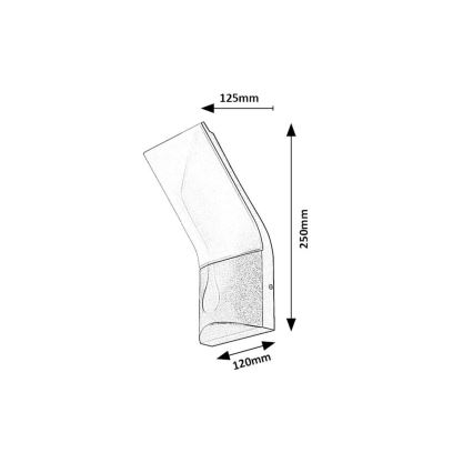 Rabalux - LED Vanjska zidna svjetiljka LED/10W/230V IP54