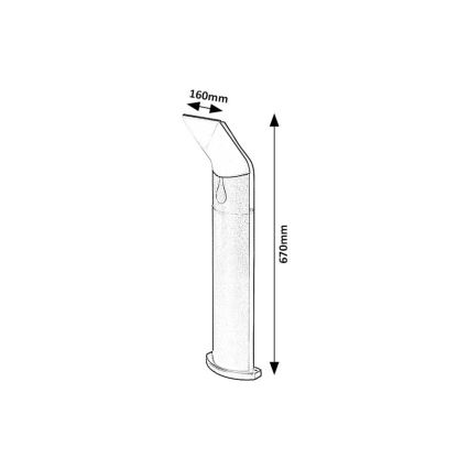 Rabalux - LED Vanjska lampa LED/10W/230V IP54
