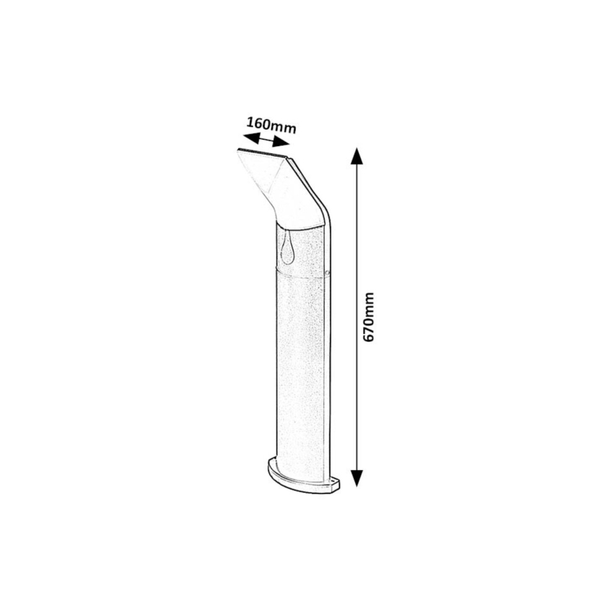 Rabalux - LED Vanjska lampa LED/10W/230V IP54
