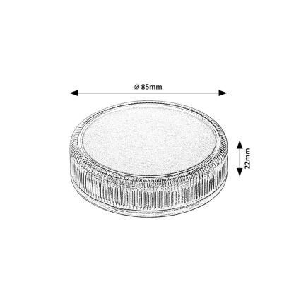 Rabalux - LED Solarna svjetiljka LED/0,3W/1,2V 800mAh IP65