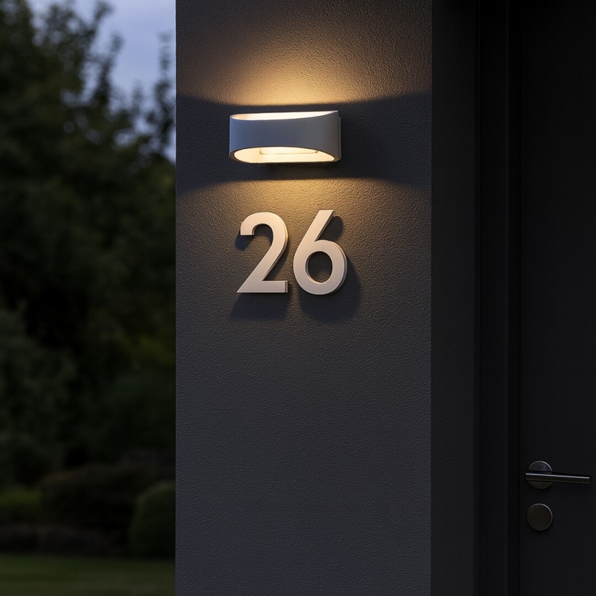 Rabalux - LED vanjska zidna svjetiljka LED/9W/230V IP54 bijela