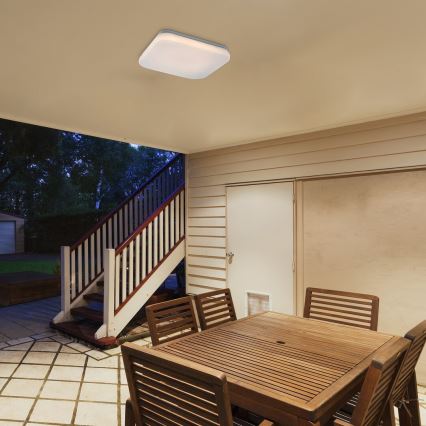 Rabalux - LED Kupaonska stropna svjetiljka LED/18W/230V 3000/4000/6000K IP44 28,5x28,5 cm