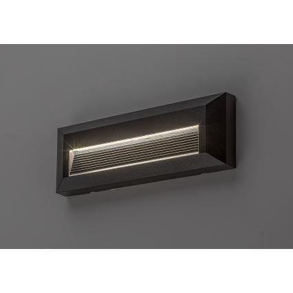 Rabalux - LED vanjsko zidno svjetlo LED/6W/230V IP65 crno