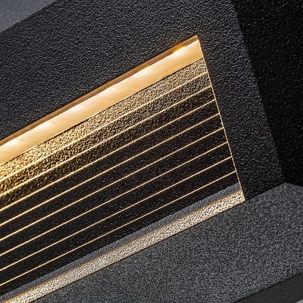 Rabalux - LED vanjsko zidno svjetlo LED/6W/230V IP65 crno