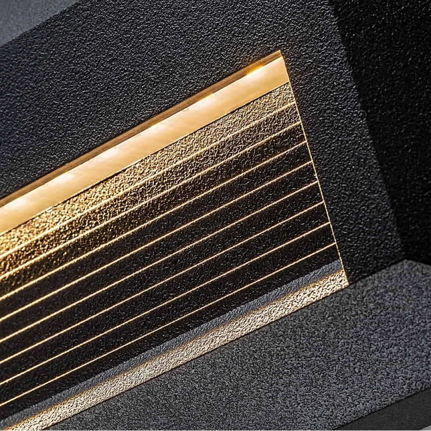 Rabalux - LED vanjsko zidno svjetlo LED/6W/230V IP65 crno