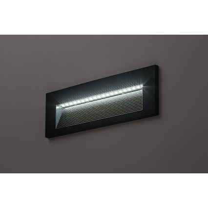 Rabalux - LED vanjsko zidno svjetlo LED/6W/230V IP65 crno