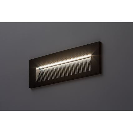 Rabalux - LED vanjsko zidno svjetlo LED/6W/230V IP65 crno