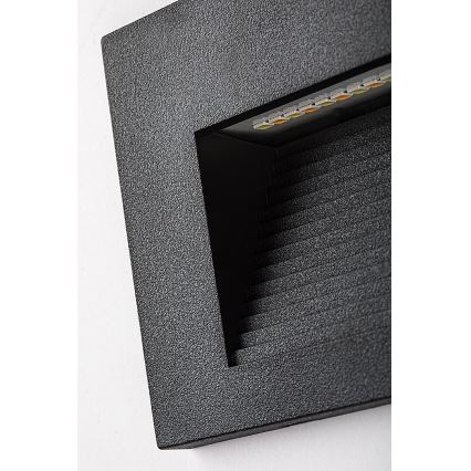 Rabalux - LED vanjsko zidno svjetlo LED/6W/230V IP65 crno