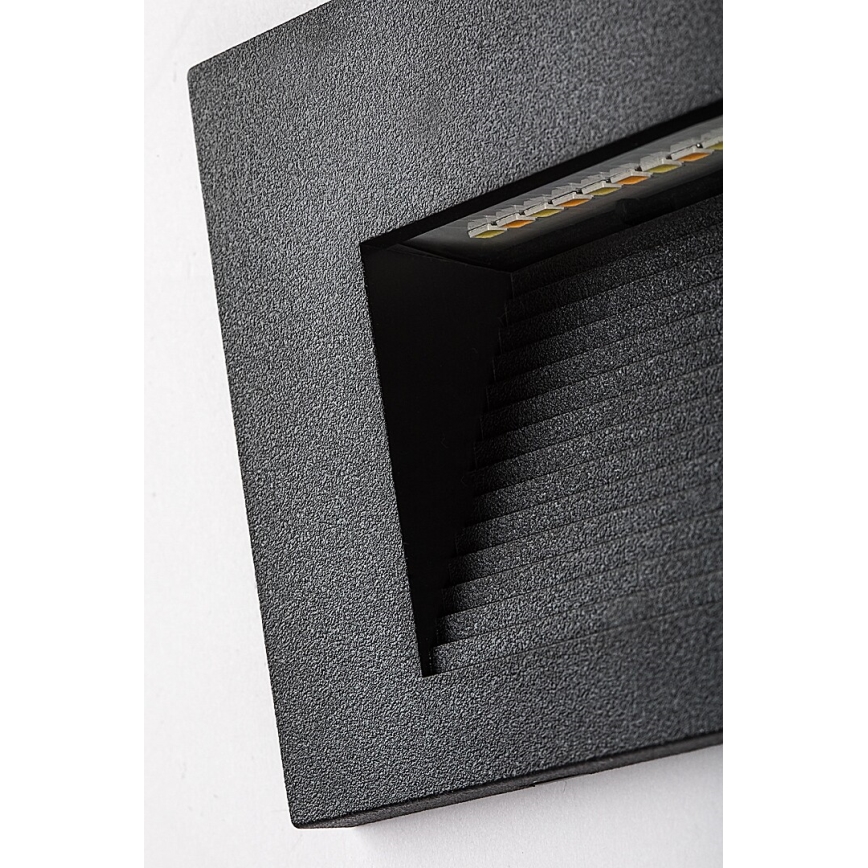 Rabalux - LED vanjsko zidno svjetlo LED/6W/230V IP65 crno