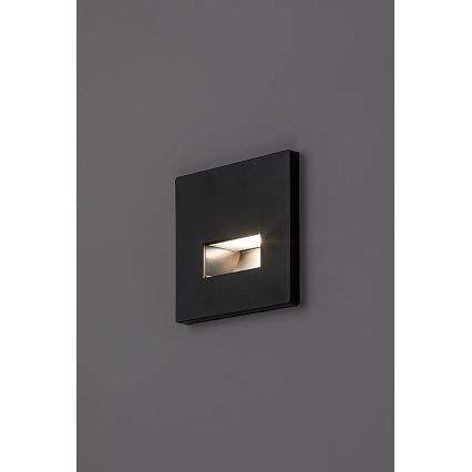 Rabalux - LED svjetiljka za stepenište LED/1W/230V 3000/4500/6500K crna