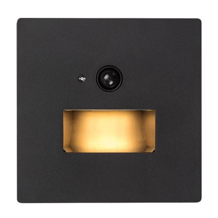 Rabalux - LED svjetlo za stepenište s senzorom pokreta i sumraka LED/1W/230V 3000/4500/6500K crno