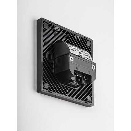Rabalux - LED svjetlo za stepenište s senzorom pokreta i sumraka LED/1W/230V 3000/4500/6500K crno