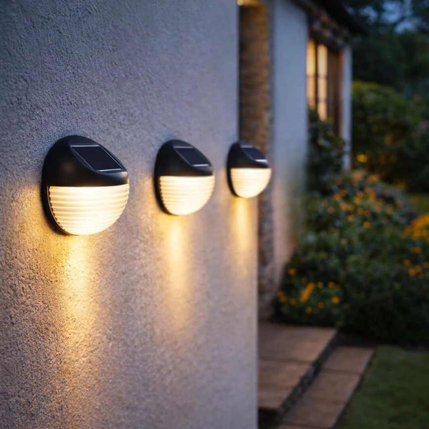 Rabalux - SET od 2 LED solarnih zidnih svjetiljki LED/0,06W/1,2V 300 mAh IP44