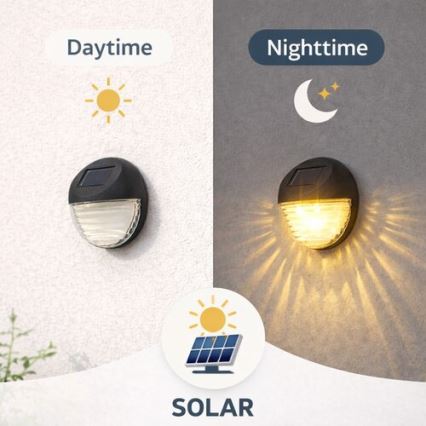 Rabalux - SET od 2 LED solarnih zidnih svjetiljki LED/0,06W/1,2V 300 mAh IP44