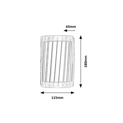 Rabalux - LED vanjska zidna svjetiljka LED/6W/230V IP54