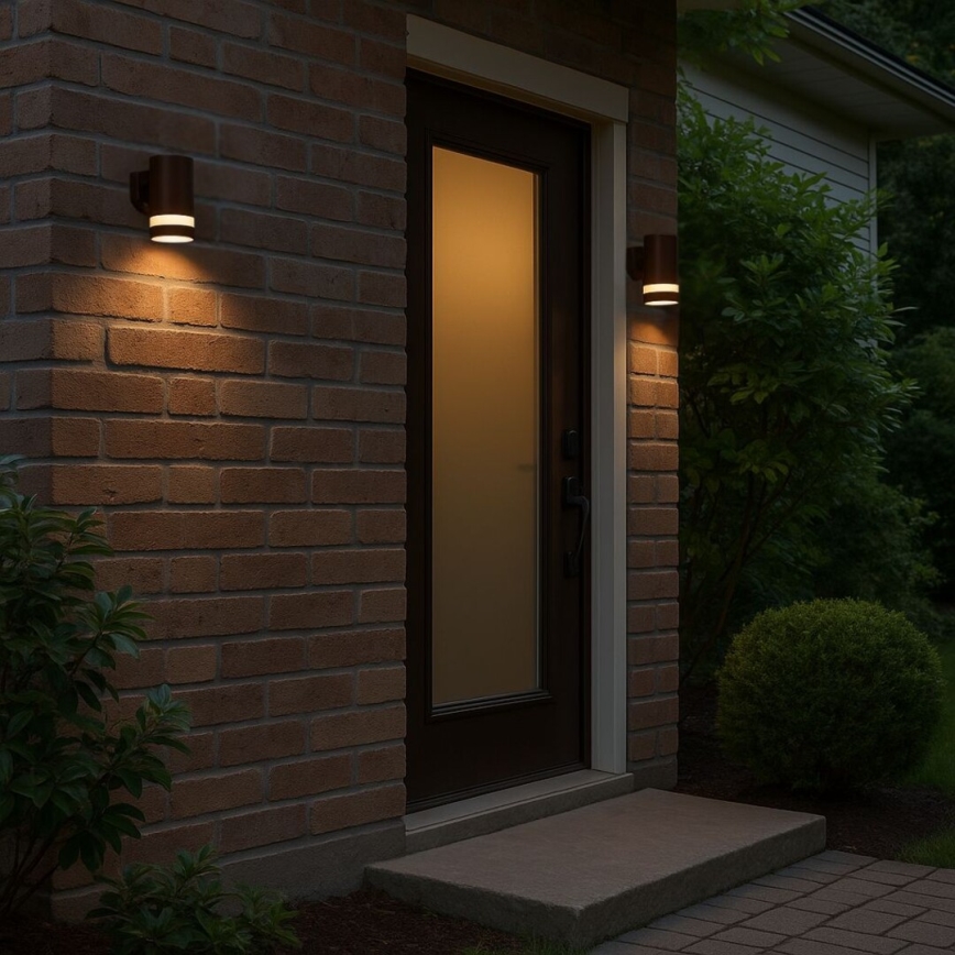 Rabalux - LED vanjsko zidno svjetlo LED/9W/230V IP65 smeđe