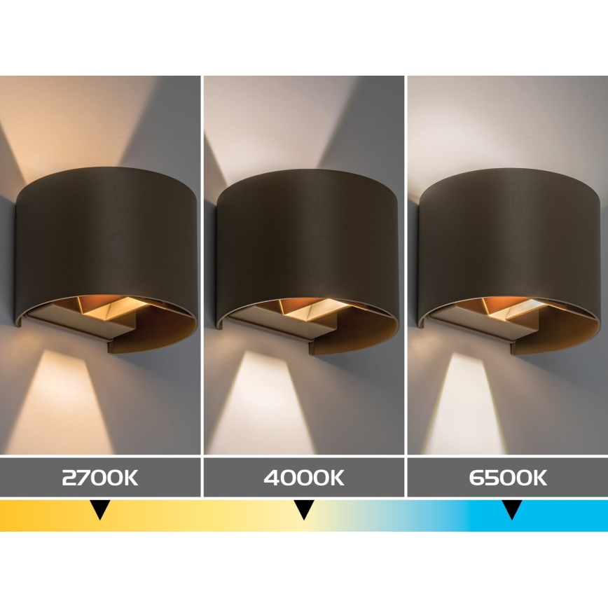 Rabalux - LED vanjsko zidno svjetlo LED/5W/230V 2700/4000/6500K IP54 bež
