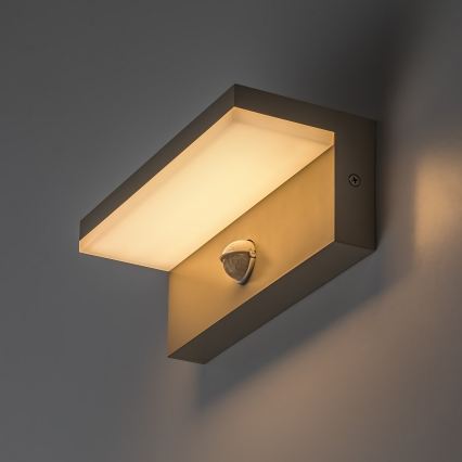 Rabalux - LED vanjsko zidno svjetlo s senzorom LED/9W/230V IP54 bež