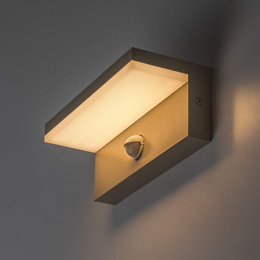 Rabalux - LED vanjsko zidno svjetlo s senzorom LED/9W/230V IP54 bež