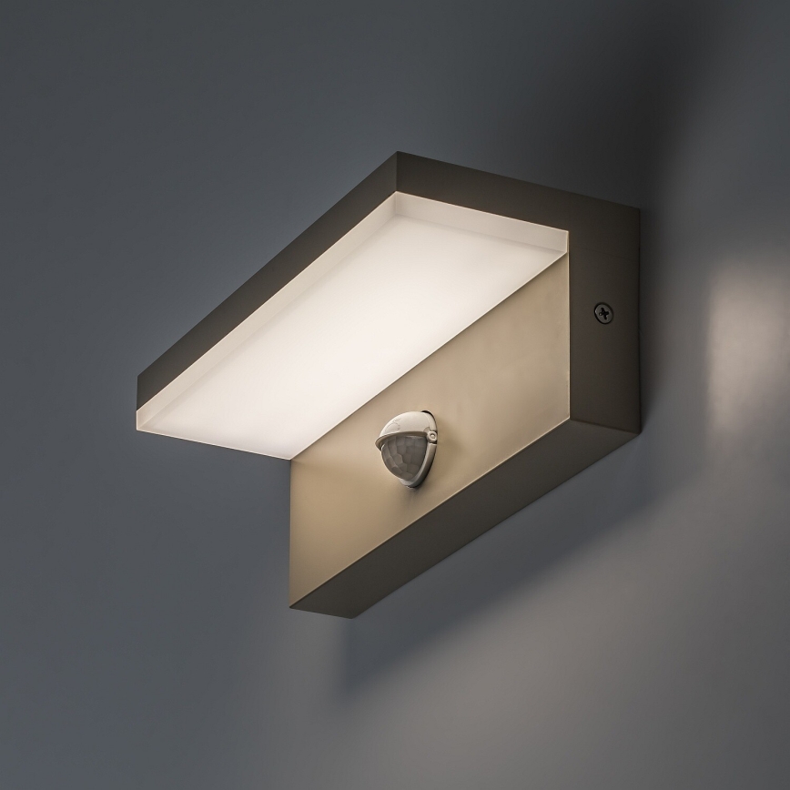 Rabalux - LED vanjsko zidno svjetlo s senzorom LED/9W/230V IP54 bež