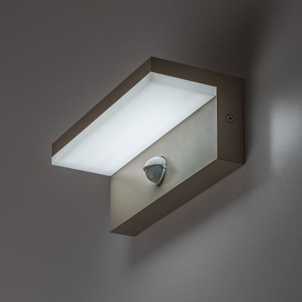 Rabalux - LED vanjsko zidno svjetlo s senzorom LED/9W/230V IP54 bež
