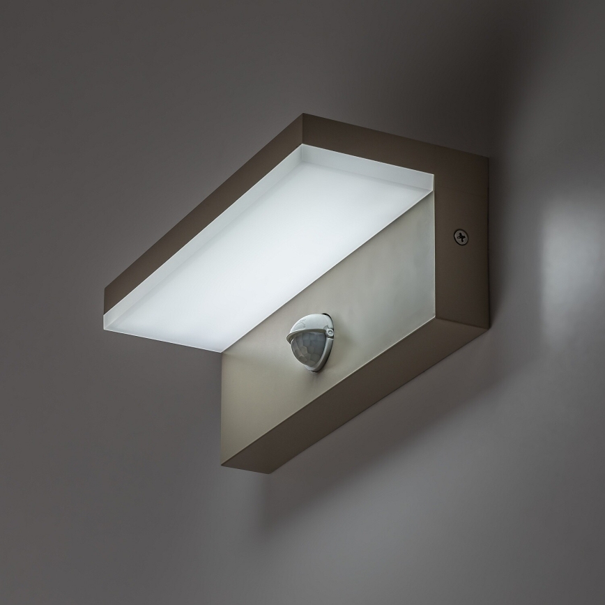Rabalux - LED vanjsko zidno svjetlo s senzorom LED/9W/230V IP54 bež