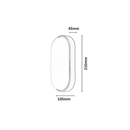 Rabalux - LED Vanjsko zidno svjetlo LED/14W/230V IP54 bijela