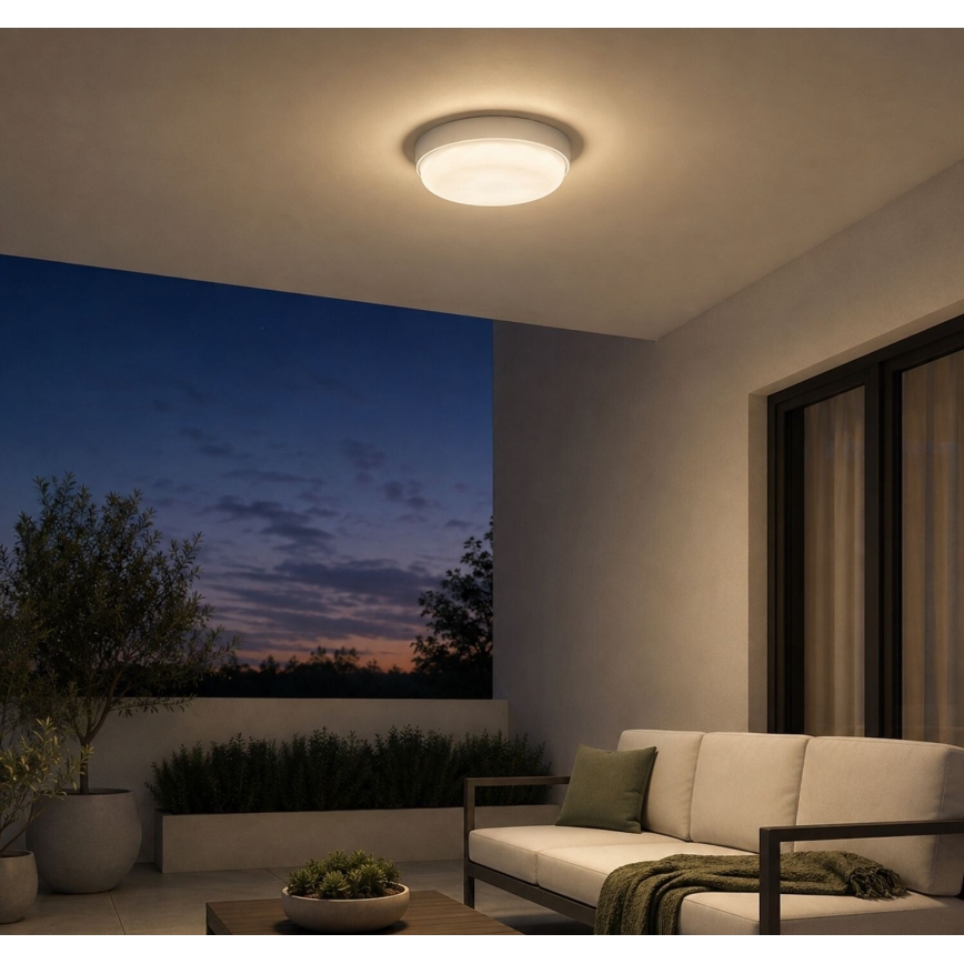 Rabalux - LED Vanjska stropna svjetiljka LED/14W/230V IP54 bijela