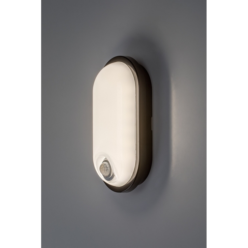 Rabalux - LED vanjsko stropno svjetlo sa senzorom LED/15W/230V IP65 crno