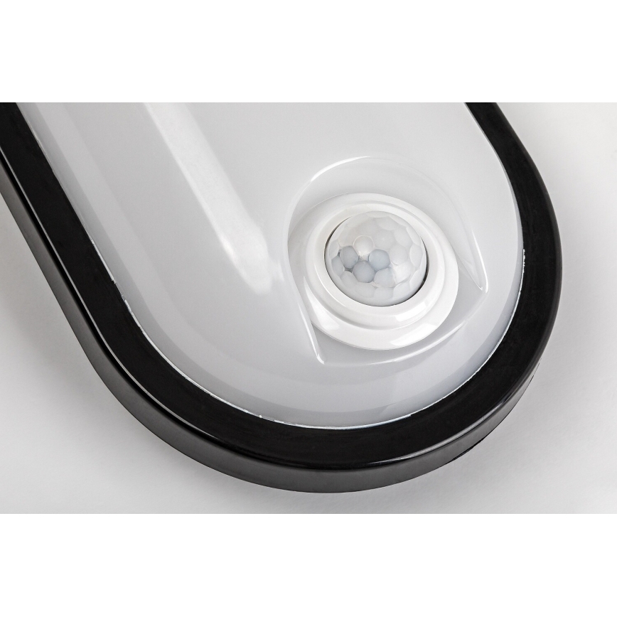 Rabalux - LED vanjsko stropno svjetlo sa senzorom LED/15W/230V IP65 crno