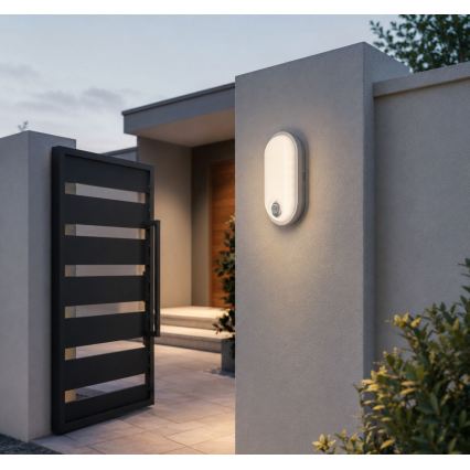 Rabalux - LED vanjsko stropno svjetlo s senzorom LED/15W/230V IP65 bijela