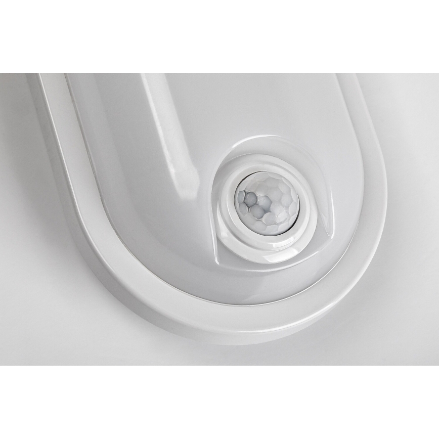 Rabalux - LED vanjsko stropno svjetlo s senzorom LED/15W/230V IP65 bijela