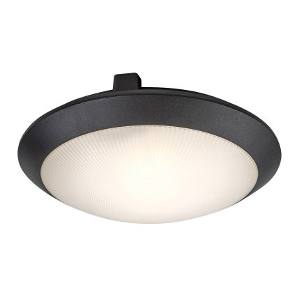 Rabalux - Vanjska stropna svjetiljka 1xE27/9W/230V IP65 Ø 30 cm crna