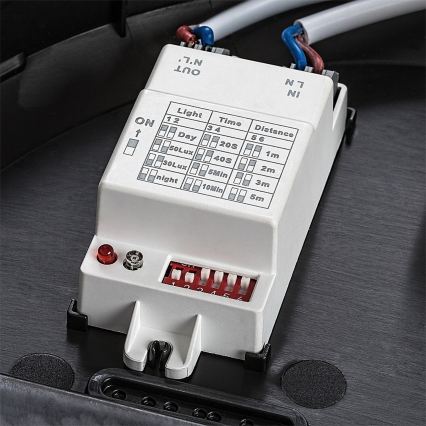 Rabalux - Vanjska stropna svjetiljka 1xE27/9W/230V IP65 Ø 30 cm crna