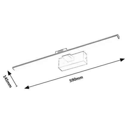 Rabalux - LED Svjetiljka za slike LED/12W/230V 3000K 59 cm