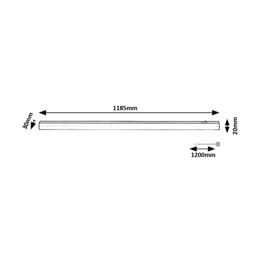 Rabalux - LED Svjetiljka ispod ormarića LED/18W/230V 4000K 118 cm