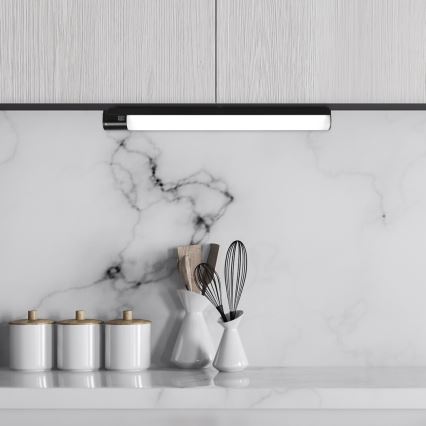 Rabalux - LED podpolna svjetiljka s utičnicom LED/20W/230V 4000K IP44 crna 87 cm