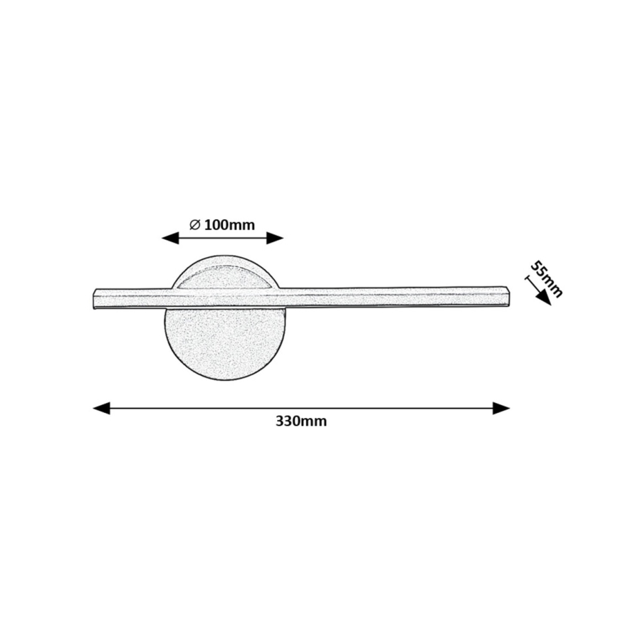 Rabalux - LED Zidna svjetiljka LED/6W/230V 4000K