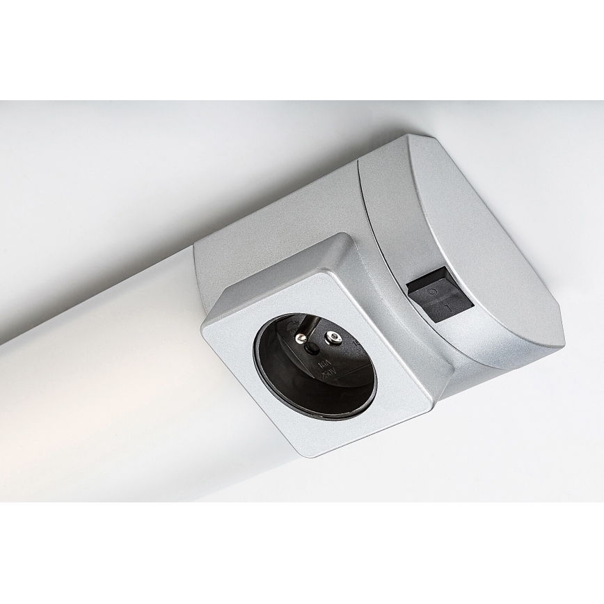 Rabalux - LED Podelementna svjetiljka s utičnicom LED/5W/230V 4000K 45 cm srebrna