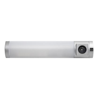Rabalux - LED Podelementna svjetiljka s utičnicom LED/5W/230V 4000K 45 cm srebrna