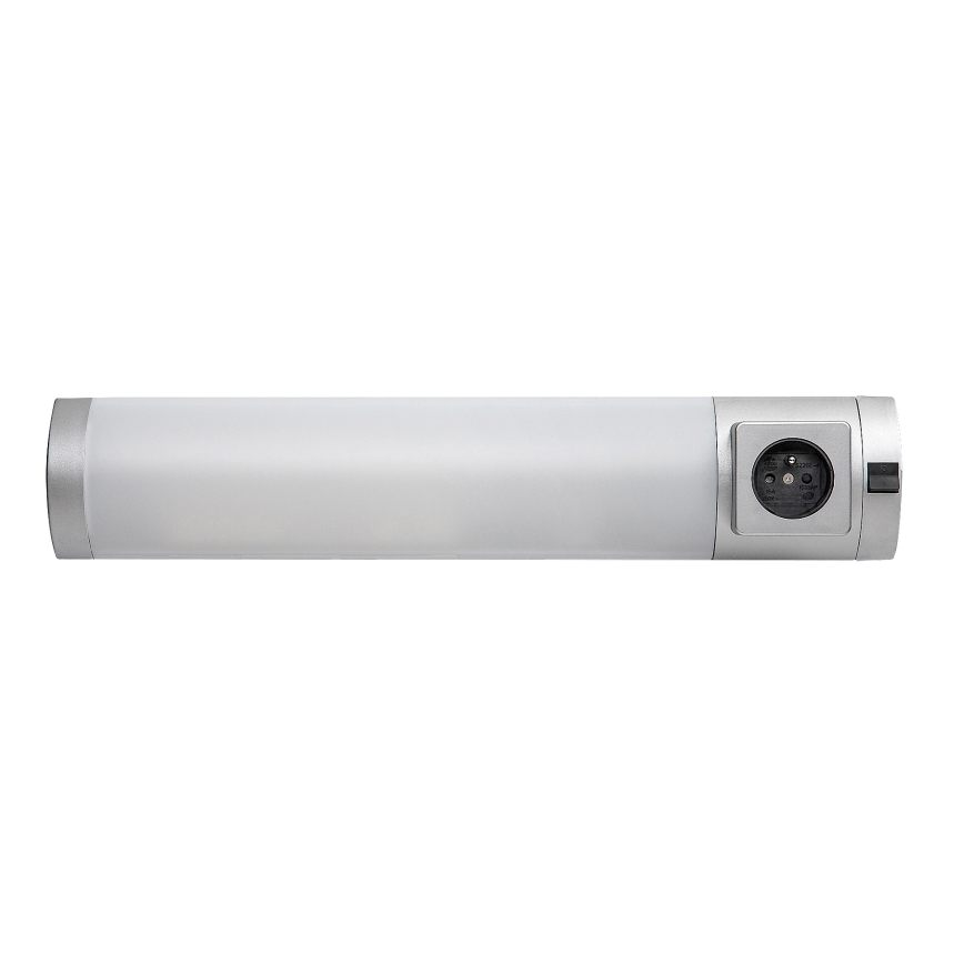 Rabalux - LED Podelementna svjetiljka s utičnicom LED/5W/230V 4000K 45 cm srebrna