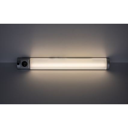 Rabalux - LED Podelementna svjetiljka s utičnicom LED/8W/230V 4000K 68 cm srebrna