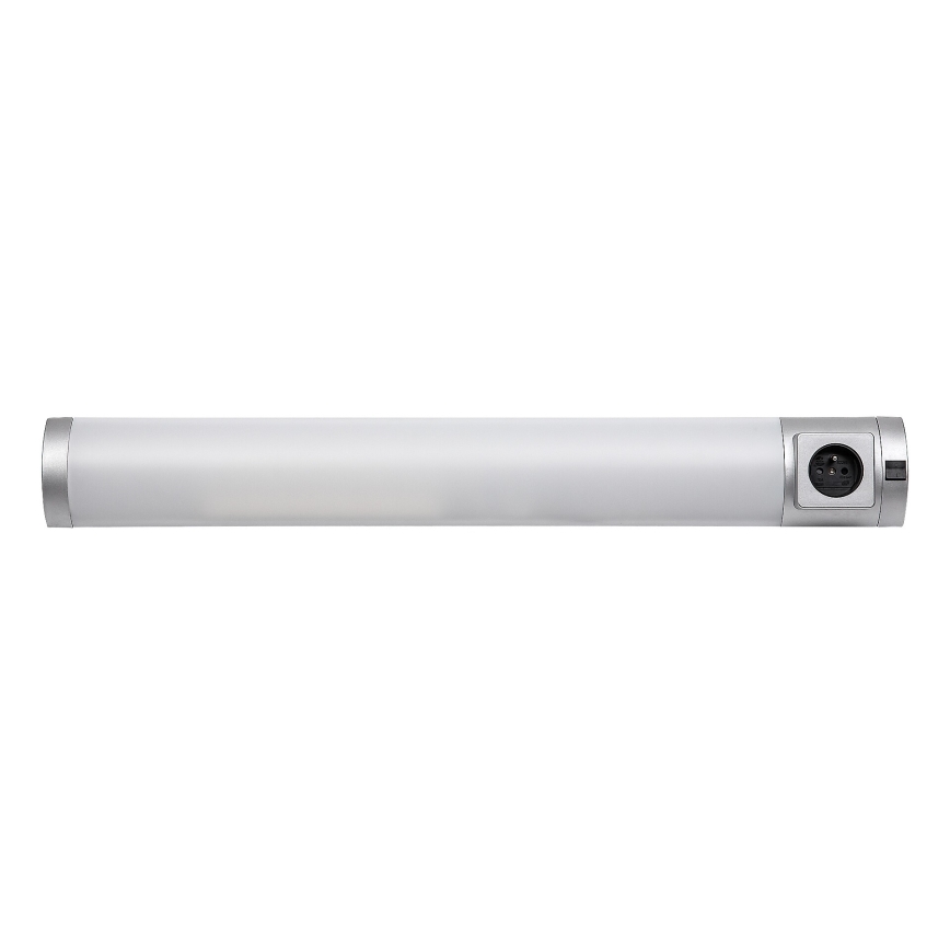 Rabalux - LED Podelementna svjetiljka s utičnicom LED/8W/230V 4000K 68 cm srebrna