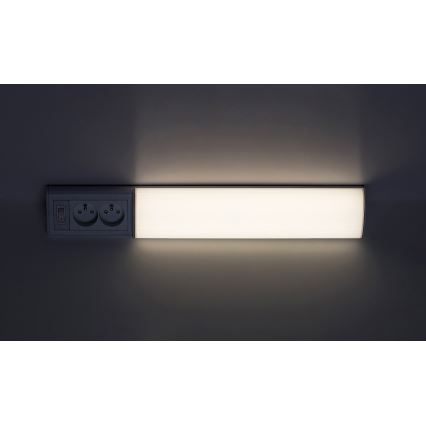 Rabalux - LED Podelementna svjetiljka s utičnicama LED/10W/230V 4000K 50 cm bijela