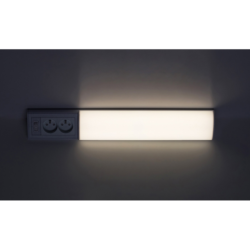 Rabalux - LED Podelementna svjetiljka s utičnicama LED/10W/230V 4000K 50 cm bijela
